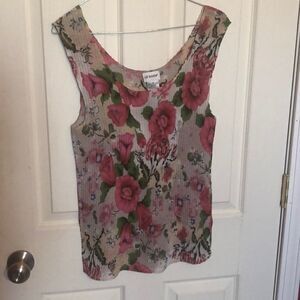 Liz Baker floral tank sz 12